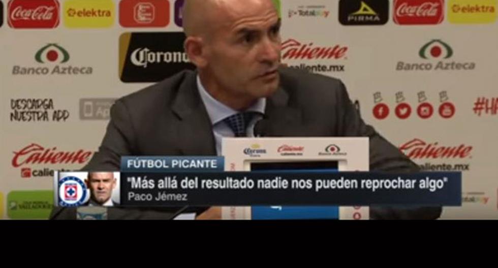 Paco Jemez no soporta que le digan fracasado. (Foto: captura)