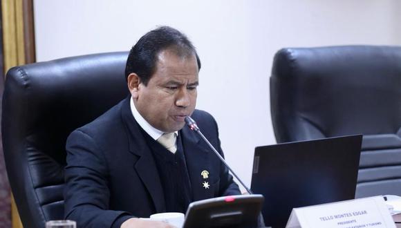 Edgar Tello, congresista del Bloque Magisterial, investigado por denuncia de recorte de sueldos. (Foto: Congreso)
