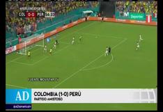 Selección peruana perdió sobre el final ante Colombia
