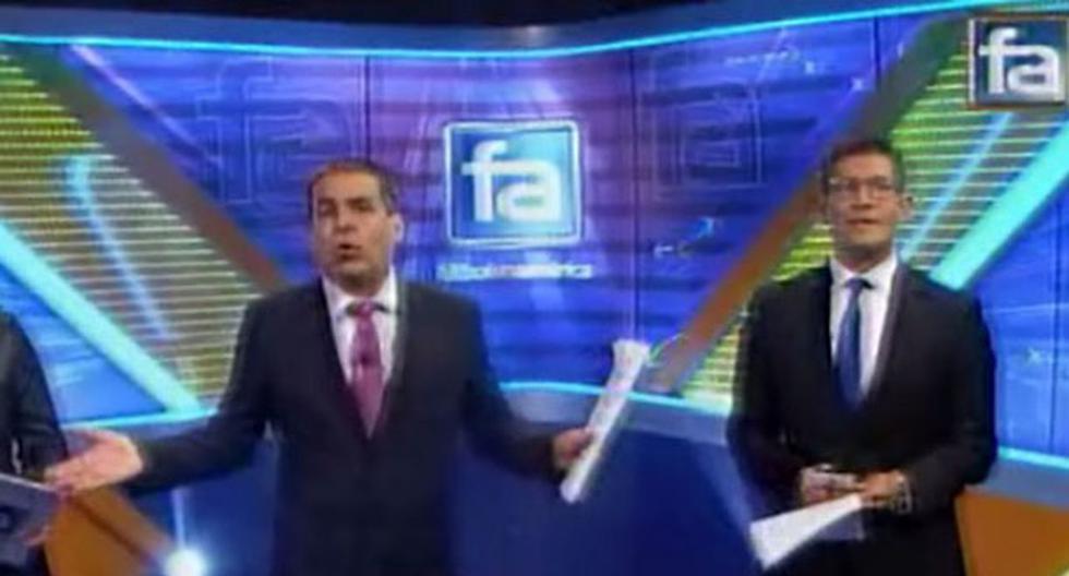 Erick Osores y Gonzalo Núñez protagonizan otra discusión en vivo, ahora por Paolo Guerrero y Raúl Ruidíaz. (Foto: captura)