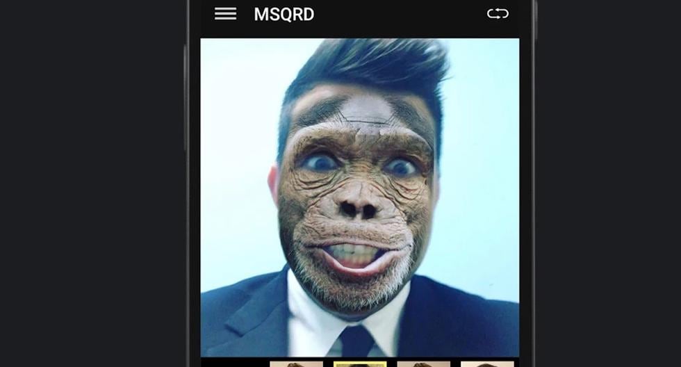 Ya está disponible en Android. Conoce la aplicación de moda, MSQRD. La única que permite cambiarte de rostro en tiempo real. (Foto: Captura)