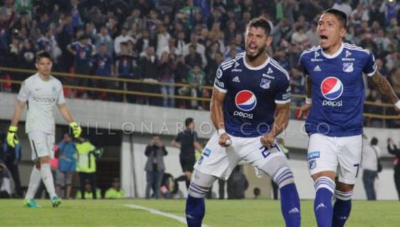 Millonarios venció a Atlético Nacional por la mínima diferencia en el inicio de la Copa FOX Sports. | Foto: Millonarios