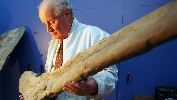 El famoso paleontólogo argentino José Bonaparte. (Foto: La Nación)