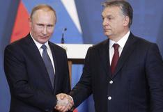 Vladimir Putin: Rusia y su alianza económica ''sin politizar'' con Hungría 