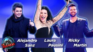 "La Banda" con Ricky Martin, Alejandro Sanz y Laura Pausini
