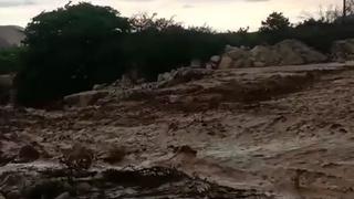 Huaura: reportan caída de huaicos en diferentes puntos del distrito de Sayán