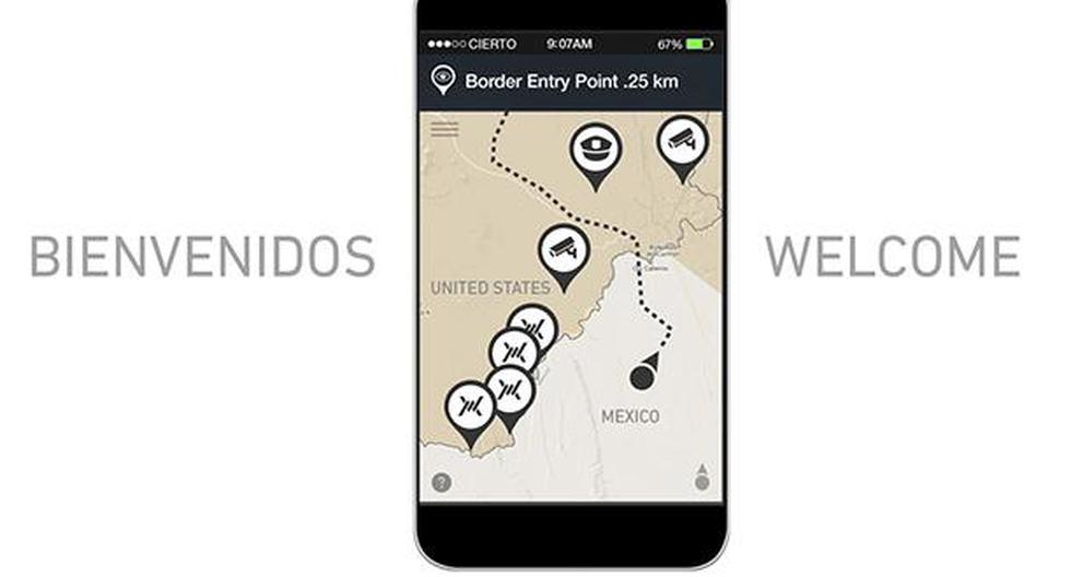 Esta app promete ayudar a indocumentados a cruzar frontera de México - USA. (Captura YouTube)