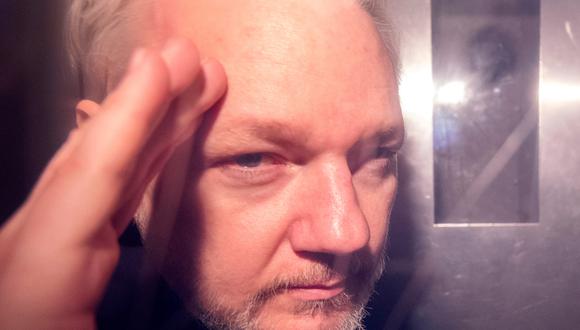 Assange no estuvo presente en la sala, pero siguió el procedimiento por videoconferencia desde la prisión de Belmarsh, en el sudeste de Londres. (Foto: EFE)