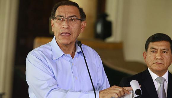 Martín Vizcarra precisó que el propio Congreso tiene que iniciar las investigaciones contra Lescano. (Foto: GEC)