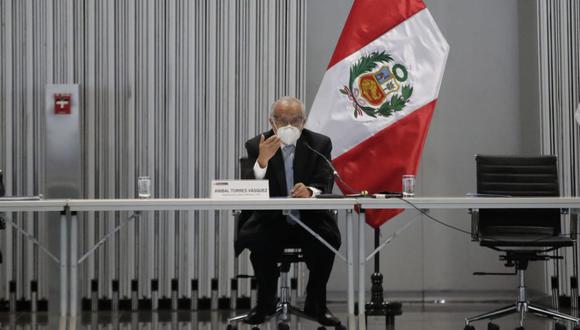 Aníbal Torres comentó la observación a la ley que regula el nombramiento de ministros. (Foto: GEC)