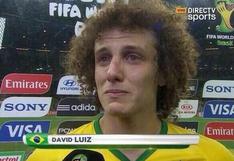David Luiz entre lágrimas: "Pido disculpas a todo el mundo"