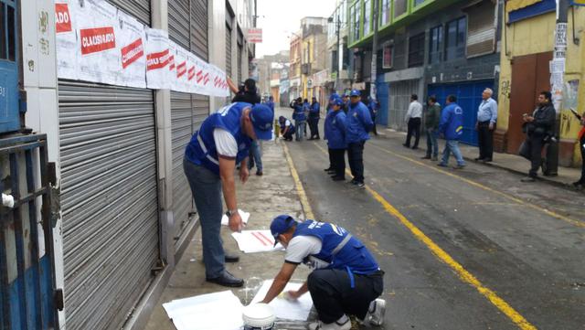 Clausura Galerías Centro de Lima