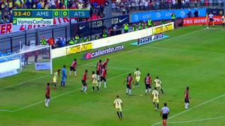 América vs. Atlas: Guido Rodríguez anotó el primero de las 'Águilas' con este gran remate | VIDEO