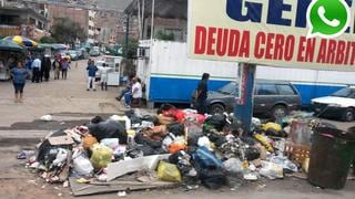 Vía WhatsApp: basura satura calles cerca a hospitales en Comas