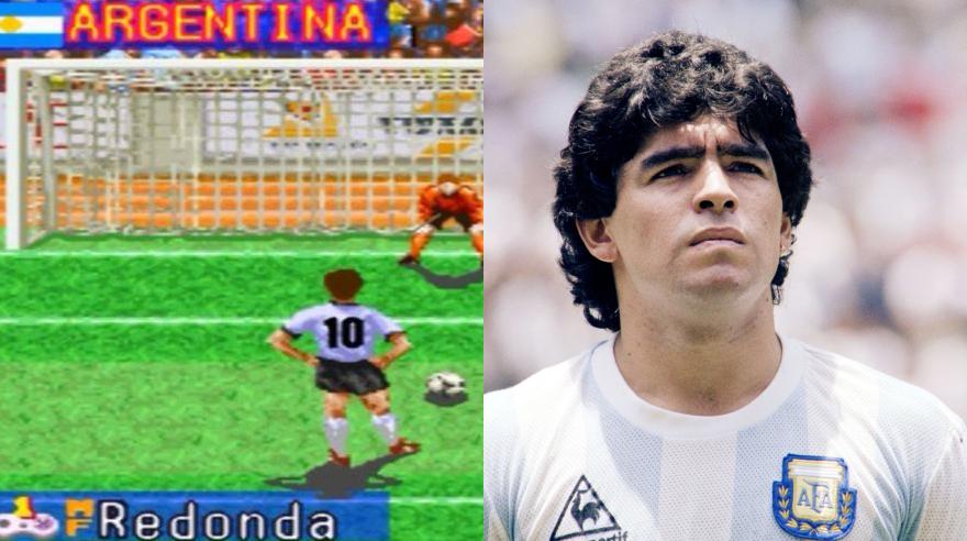 Redonda- Diego Armando Maradona. (Foto: Konami - AFP)