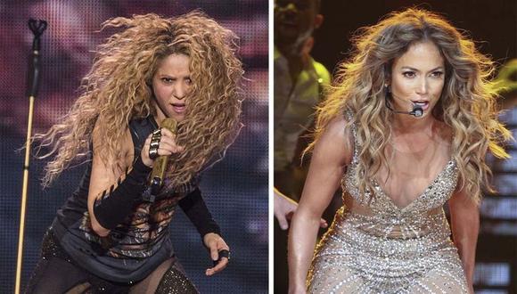 Jennifer Lopez y Shakira serán las primeras latinas en estar juntas en este tipo de evento (Foto: AP)