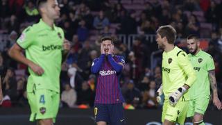 Barcelona: presidente de Levante confirmó que denunciará "alineación indebida" de 'Culés' en Copa del Rey