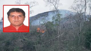 Arequipa: bombero murió por infarto mientras atendía incendio forestal