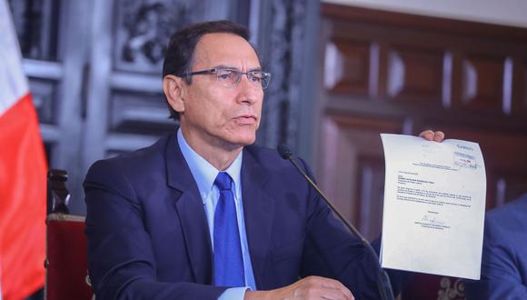 "Estamos actuando de manera firme para construir un Perú más justo y soberano", afirmó Martín Vizcarra. (Foto: Presidencia)
