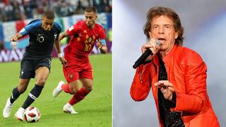 Rusia 2018: Mick Jagger se hizo presente en el Francia vs. Bélgica