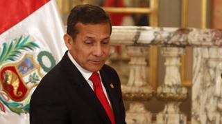 Aprobación de Ollanta Humala cayó a 26%, el peor nivel en lo que va de su gestión