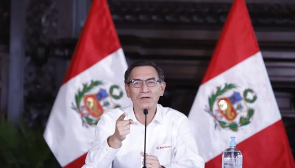 El presidente Martín Vizcarra confirmó la extensión del estado de emergencia por dos semanas más, tras las diversas recomendaciones de expertos en salud.  (Foto: Presidencia del Perú)