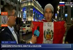 Mundial Rusia 2018: hinchas peruanos toman calles de Moscú