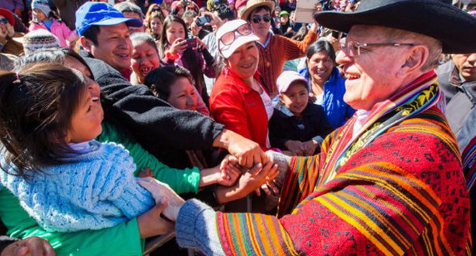 Pedro Pablo Kuczynski participó temprano en la ceremonia del Inty Raymi. (Foto: Andina)