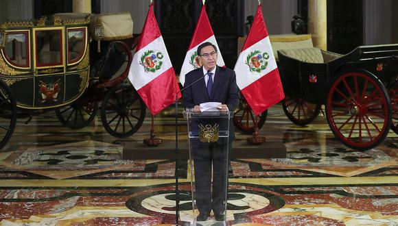 El 30 de setiembre, el presidente Martín Vizcarra decidió disolver el Congreso. (Foto: Presidencia de la República)