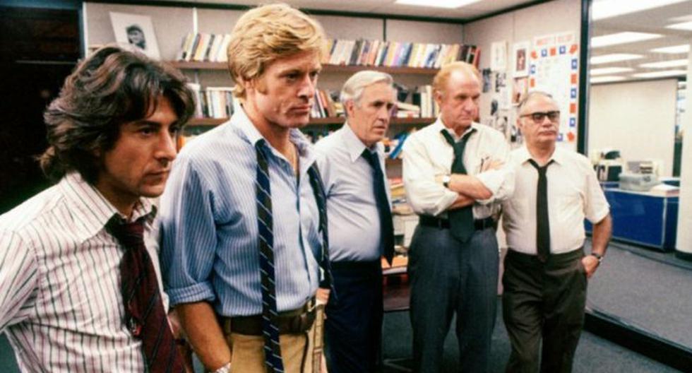 'Todos los hombres del presidente' es una película esencial para los aspirantes a periodistas. (Captura: Warner Bros.)