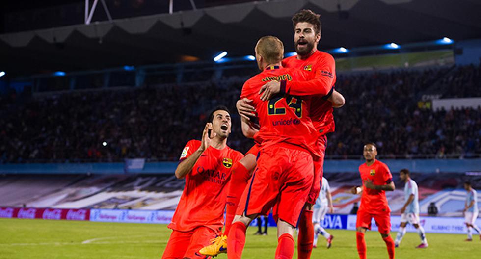 Barcelona sufrió para vencer al Celta de Vigo por la Liga BBVA. (Foto: Getty Images)