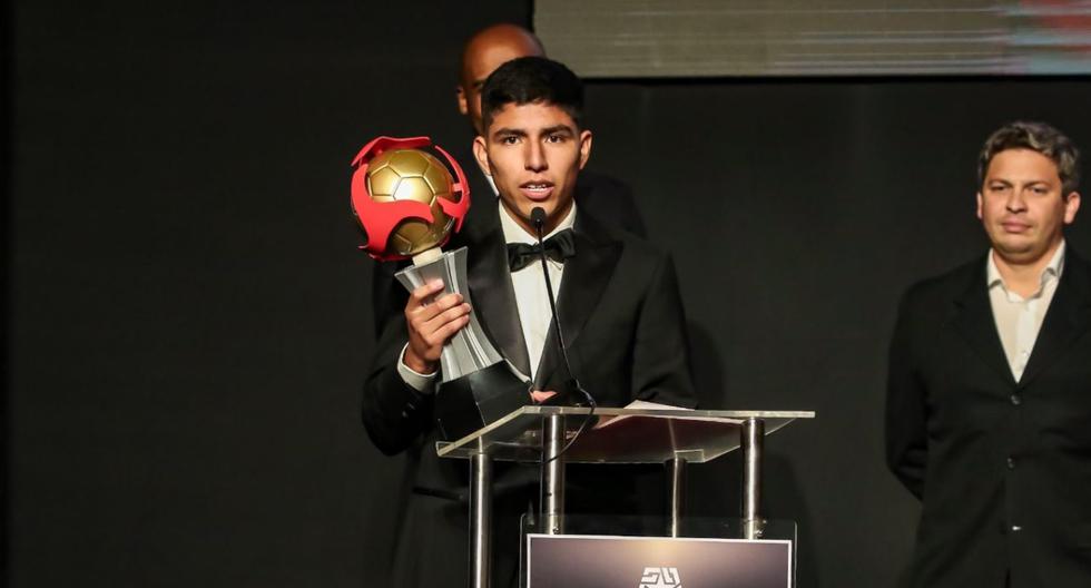 Piero Quispe ganó el premio a Mejor Jugador de la Liga 1 2023. (Foto: Liga de Fútbol Profesional)