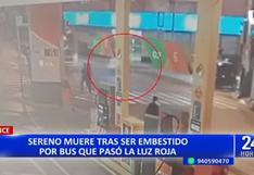 Lince: trabajador municipal muere tras ser embestido por bus que se pasó la luz roja en Av. Arenales