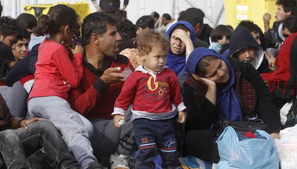 Crisis migratoria: 30 sirios iban ocultos en un frigorífico