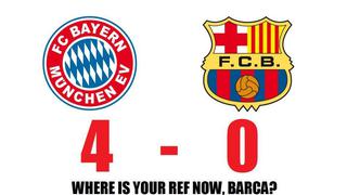 Memes del día: internautas se burlan de la estrepitosa caída del Barcelona ante el Bayern Múnich por 4-0