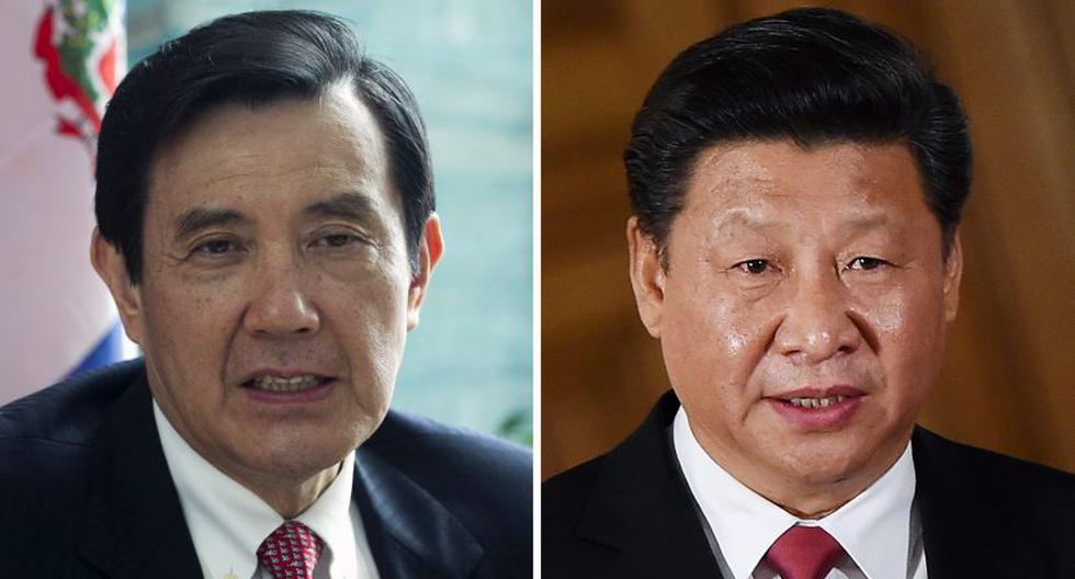 Presidente taiwanés, Ma Ying-jeou, y presidente chino, Xi Jinping. (Foto: EFE)