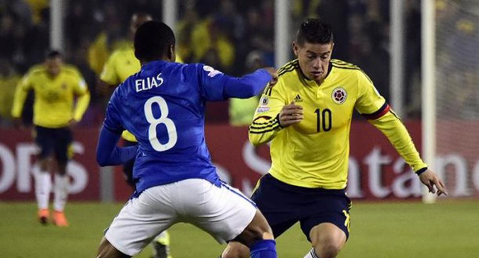 Colombia y Brasil buscan su pase a semifinales. (Foto: AFP)