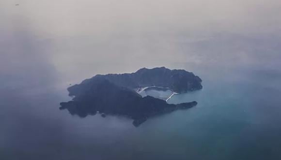 La isla de Seungbon-ri de Corea del Sur. (Foto: Facebook)
