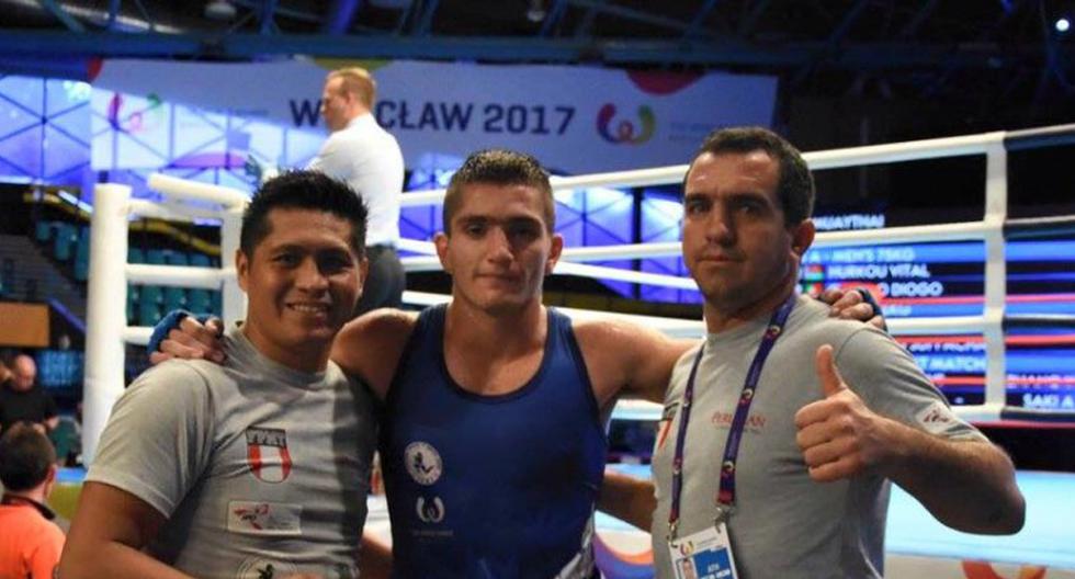 El peruano Gabriel Mazzetti consiguió el bronce en Muay Thai en los World Games 2017. (Foto: Andina)