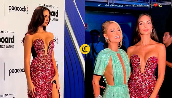 Natalie Vértiz conoció a Paris Hilton en los Premios Billboard Latino 2023: "Con la reina" | Foto: Cuenta de Instagram de Natalie Vértiz