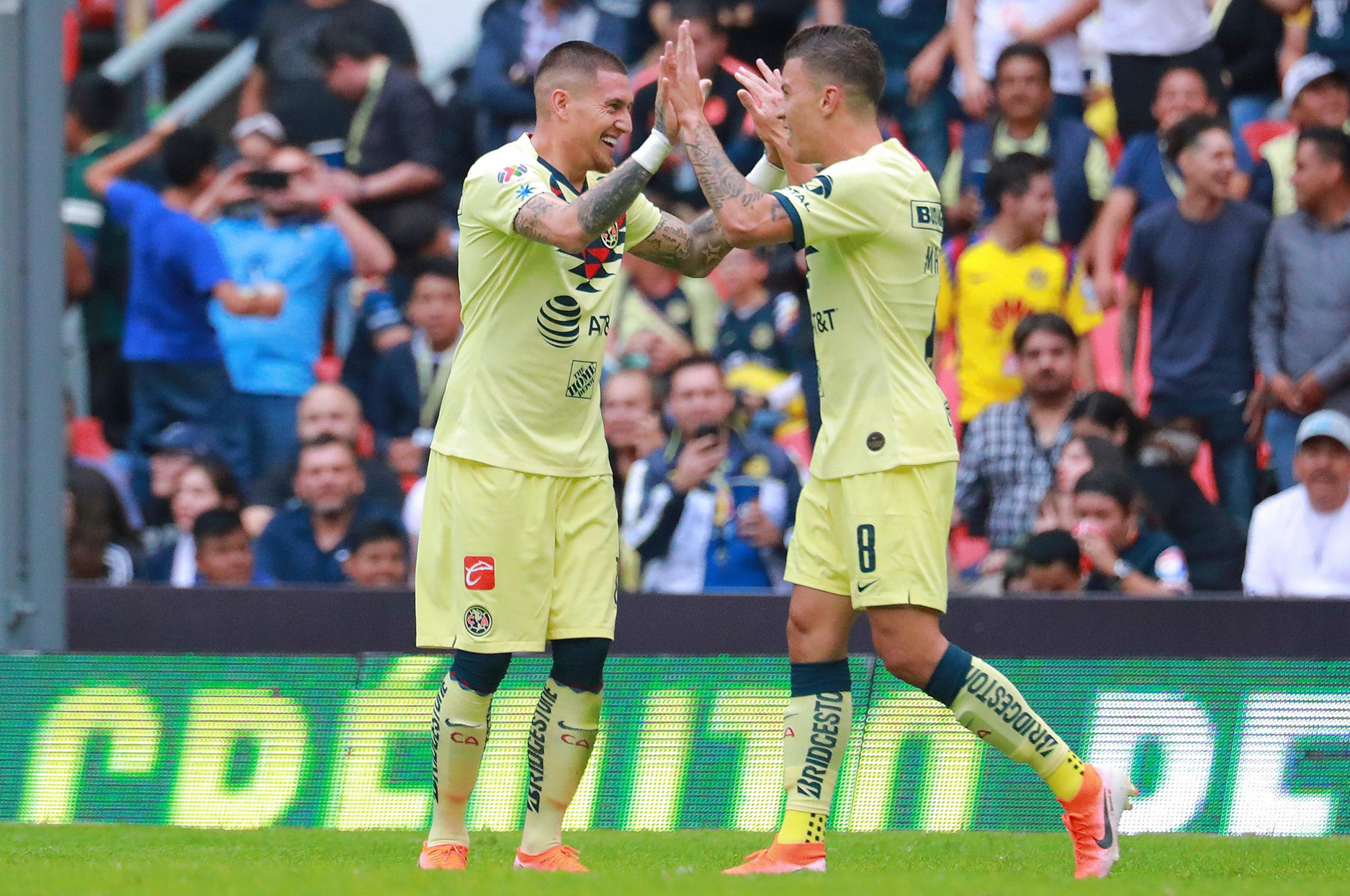 América, con doblete de Nicolás Castillo, venció 4-2 a Moterrey por la Liga MX | Foto: Agencias