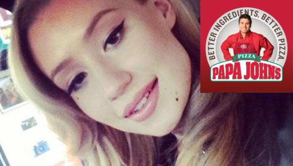 Twitter: Papa John's reveló celular de la cantante Iggy Azalea