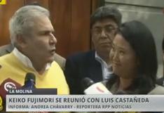 Keiko Fujimori se reunió con el alcalde de Lima, Luis Castañeda