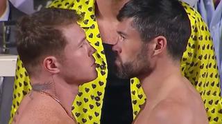 Así fue la ceremonia de pesaje entre ‘Canelo’ Álvarez y John Ryder | VIDEO