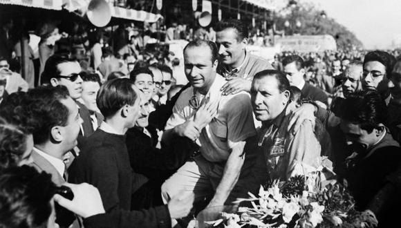 Juan Manuel Fangio es la gran leyenda del Automovilismo argentino y de la Fórmula Uno. (Foto: AFP)