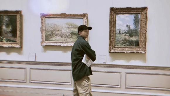 RM de BTS, muestra a través de instagram, su admiración por el arte.