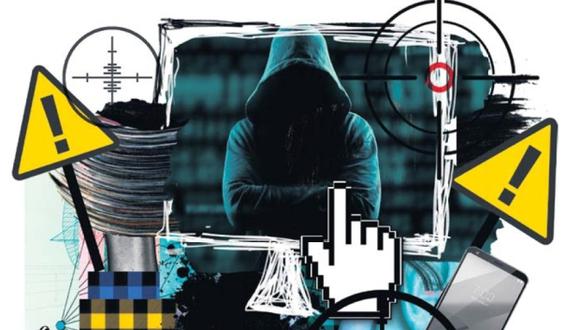 Varios especialistas en seguridad informática conversaron con El Comercio sobre las amenazas digitales para el 2018. (Ilustración Giovanni Tazza)