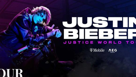 En esta nota te contamos todos los detalles del Justice World Tour que ofrecerá Justin Bieber durante el 2022 y 2023. (Foto: Justice World Tour)