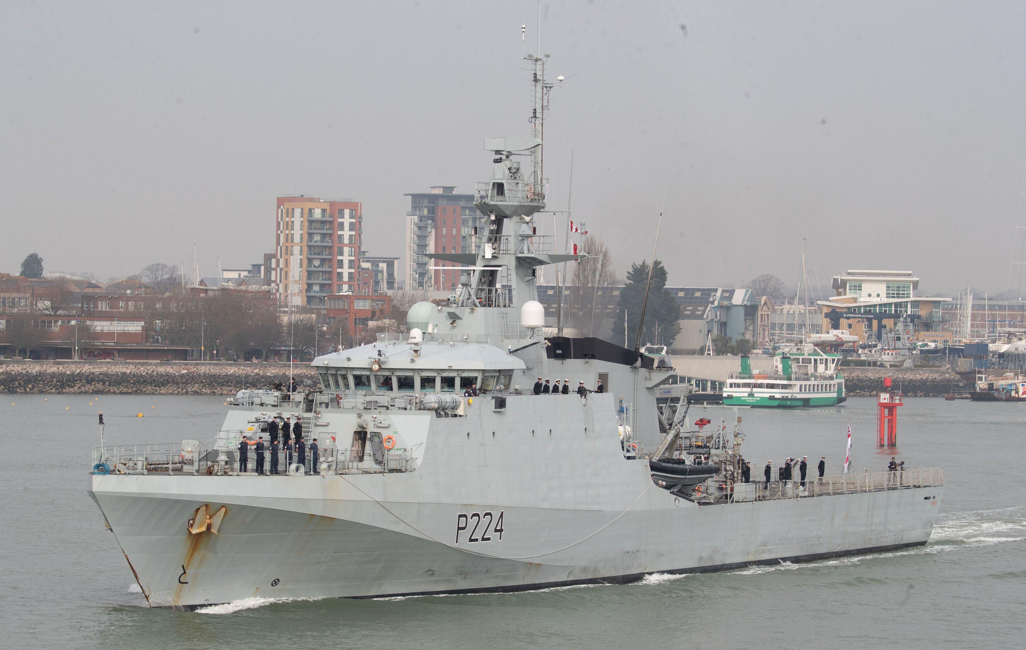 In December, the United Kingdom sent the patrol ship HMS Trent to the coast of Guyana in the face of growing tension with Venezuela over the Essequibo. 