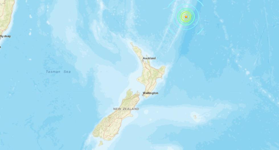 El sismo provocó una alerta de tsunami. (Foto: USGS)